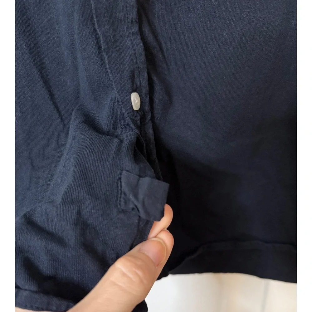 Frank & Eileen Black‎ Long Sleeve Button Up Shirt 100% Cotton Made in USA Size S - Picture 3 of 6